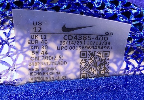 NIKE Air Victory Racer Blue Mid Distance Track Cleats Spikes Mens 7.5 11.5 13 15 - Picture 8 of 15
