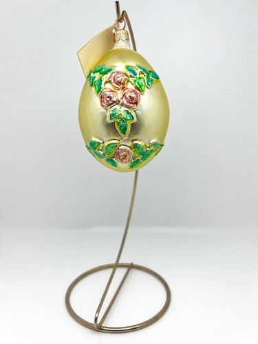 1996 Patricia Breen "Aleksandra's Egg" NM Exclusive SIGNED Glass Ornament #9600 - Picture 2 of 8