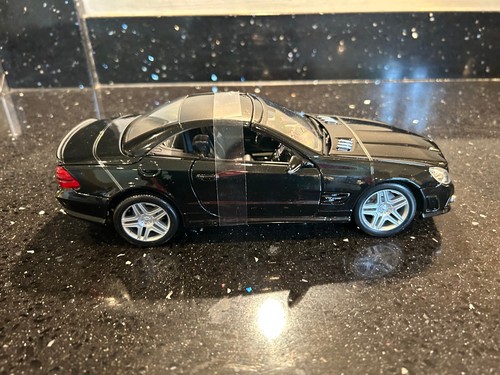 Mercedes SL65 AMG Maisto 1:18 Diecast Model Car – Boxed, metallic black - Picture 2 of 11