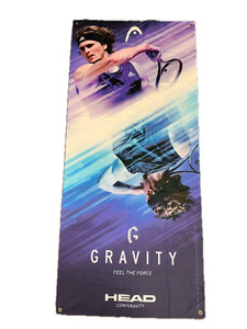 Alexander Zverev Head Gravity Banner 32" x 70"