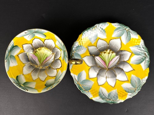 Hand-Painted Trimont China Occupied Japan teacup and Saucer With Bonus Dutch Gir - Picture 6 of 7