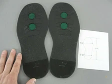 FRYE 🥾 REPLACEMENT MAXITRED GUM RUBBER BOOT SHOE REPAIR OIL RESISTANT SOLE SZ 8