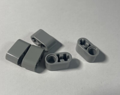 5x Lego  1x2 Liftarm Thick  Axle Technic  Light Bluish Gray 60483 Neu New