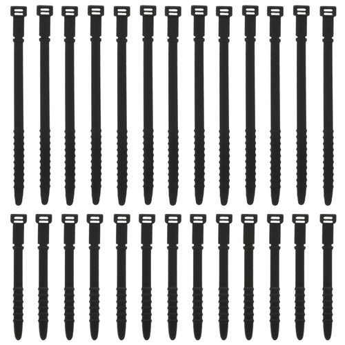 40 Pcs Silikonkrawatte Kabelbinder Wiederverwendbare Krawattenverschlüsse - Photo 8/12