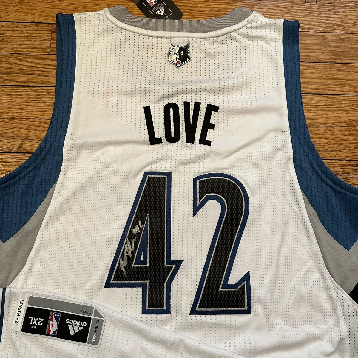 NWT Adidas Kevin Love Minnesota Timberwolves Pro Cut Team