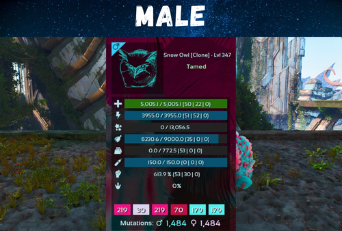 Nuevo Top Snow Owl Hp5005 S3955 Melee 613 Ark Survival Ascended PVE PS5/XBOX/PC - Imagen 4 de 7