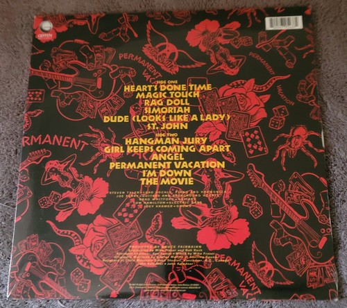 Aerosmith Permanent Vacation (180 Gram Vinyl) Records & LPs New Factory Sealed - Picture 2 of 2