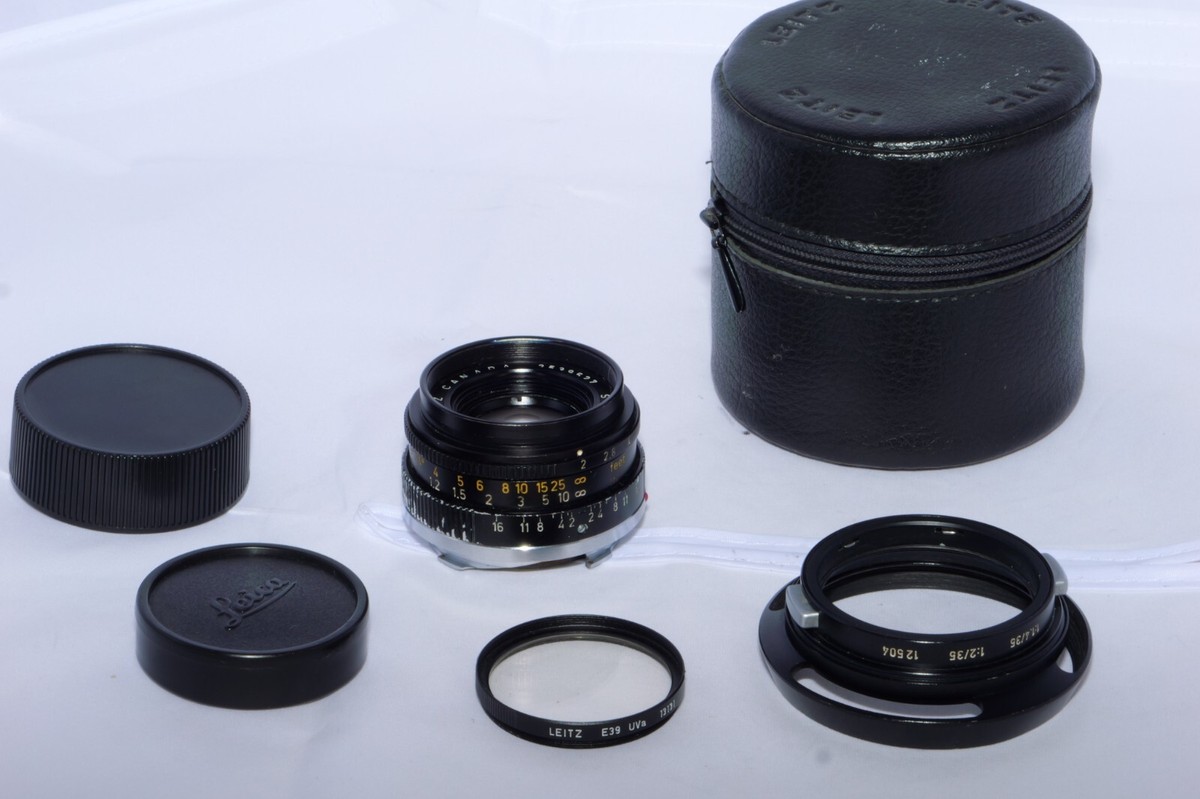 LEICA SUMMARIT-M 35mm f/2.5 E39 filter付 Leica 35mm f/2.5 Summarit-M Manual Focus Lens (Black) 11-643 B&H