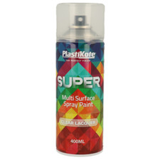 PLASTIKOTE SUPER GLOSS SPRAY PAINT 400ML ALL COLOURS FOR PLASTIC METAL WOOD NEW
