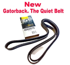 NEW Serpentine Belt Poly-V The Quiet Belt Gatorback CONTINENTAL ELITE 4060970