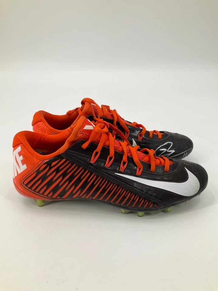 TACOS NIKE FIRMADOS POR CLEVELAND BROWNS JUEGO TRAVIS BENJAMIN CON PSA Foto 4 de 4