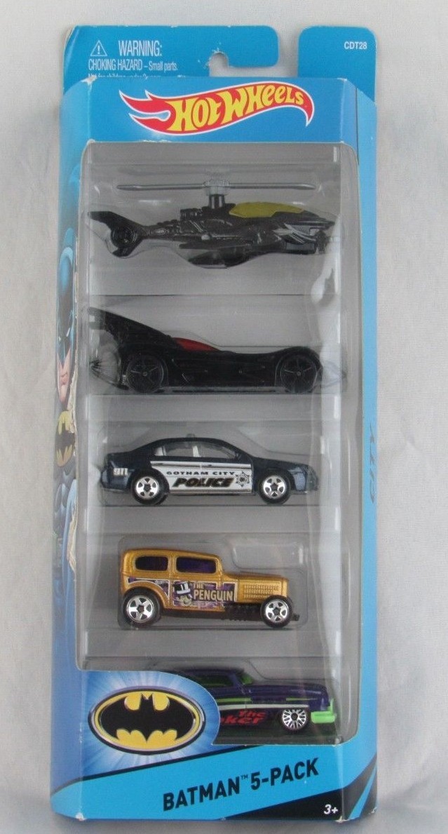 Hot Wheels Batman Pack Batcopter, Batmobile, Fusion, Midnight Otto, So  Fine