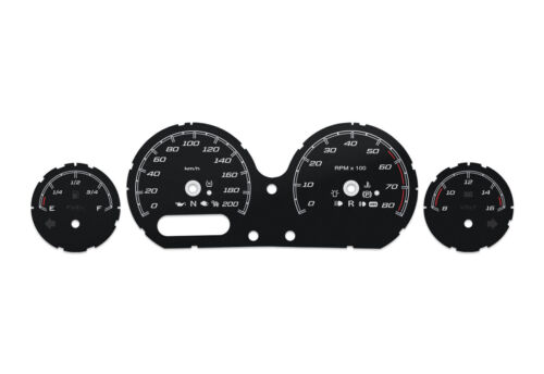 Harley-Davidson Glide Electra - Speedometer dials MPH to KM/H Gauges - Picture 2 of 6