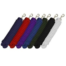 25' LUNGE LINE Braided COTTON with BRASS Snap