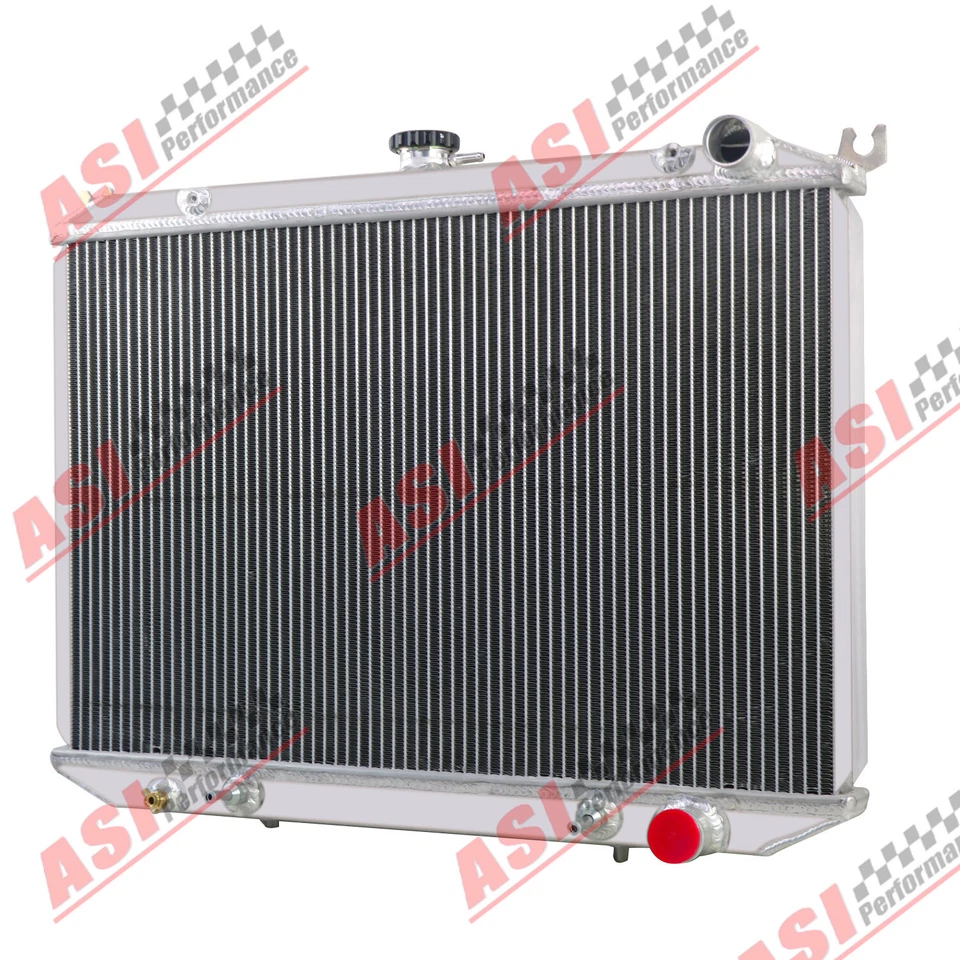 Radiador de aluminio de 3 filas para camioneta Nissan D21 1995-1997 1986-1994 Foto 2 de 4