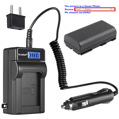 Kastar Battery LCD AC Charger for Phase One P65 Plus P65+ P-Back Digital Back