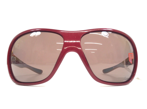 Oakley Sunglasses Underspin OO9166-03 Shiny Red Wrap Frames Red Polarized Lenses - Picture 2 of 12
