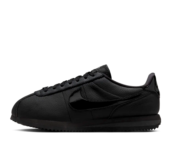 靴 NIKE W CORTEZ 23 27cm PREMIUM BLACK Women Nike Cortez 23 Premium Leather Black Anthrusite FB6877