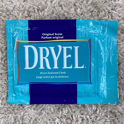 Dryel Dryer-Activiated Cloth Original Scent Lot of 7