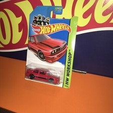 S1992 Hot Wheels HW Officina '92 BMW M3 195/250 Errore Mancano Pneumatici Anteriori