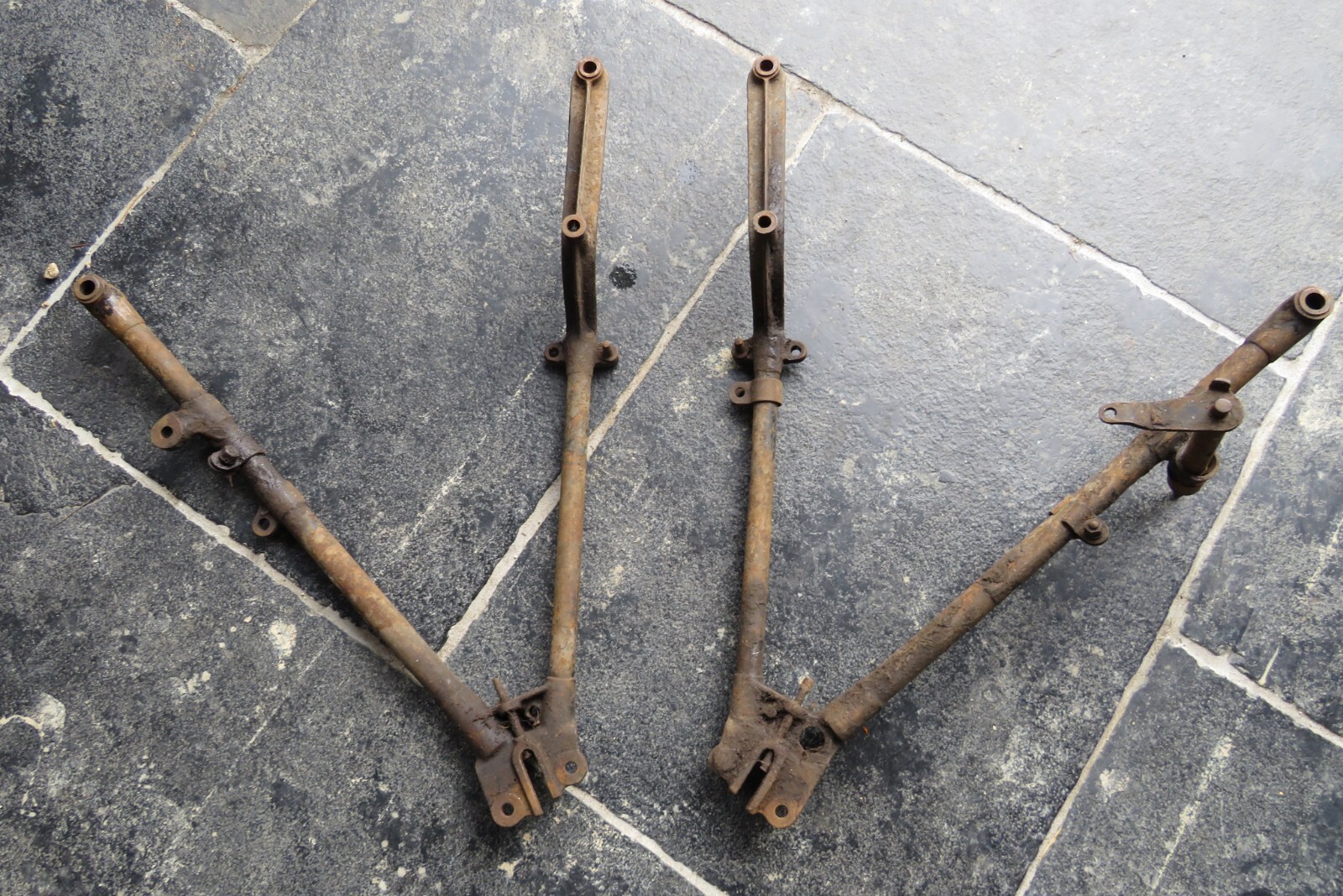 ROYAL ENFIELD RIGID VINTAGE MOTORCYCLE FRAME PARTS eBay