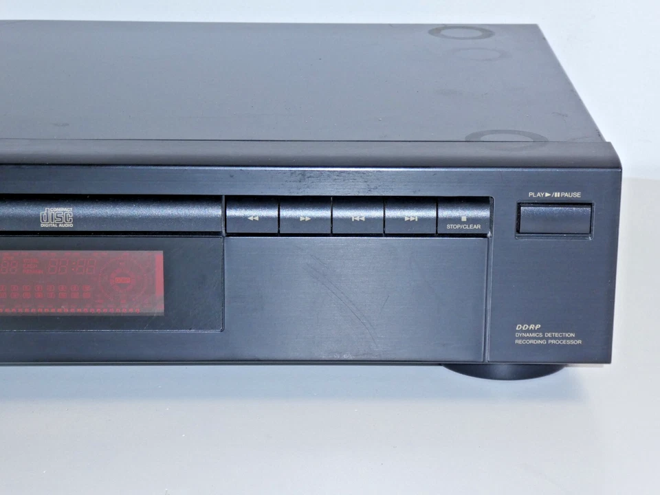 JVC XL-V342 Vintage CD-Player in Schwarz / DEFEKT erkennt keine Disc - Bild 3 von 4