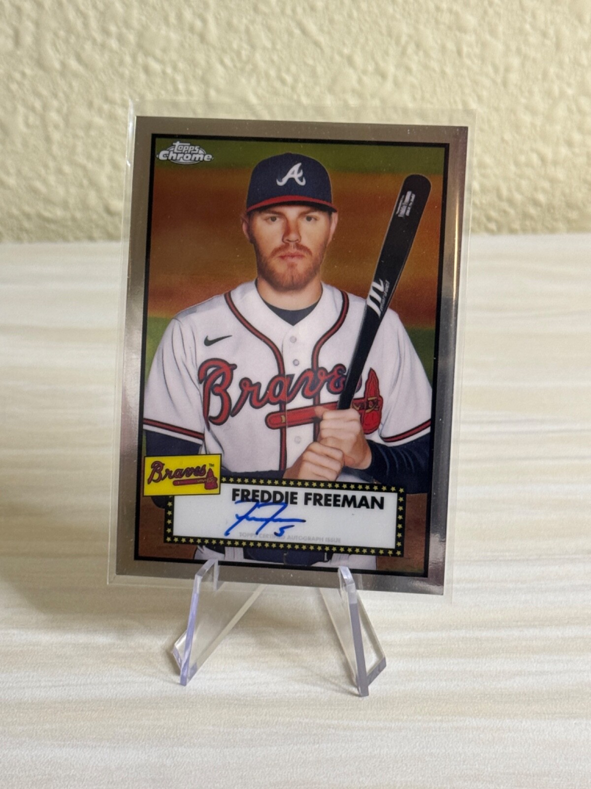 2021 TOPPS CHROME PLATINUM ANNIVERSARY FREDDIE FREEMAN *CERTIFIED AUTO* BRAVES
