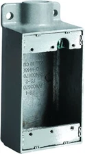 Killark FS-2, 1-Gang, (1) 3/4" Hub, Aluminum, FS, Shallow, Cast Device Box, 1pc