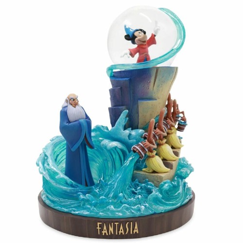 Disney Fantasia 80th Anniversary Figur mit Schneekugel LE Mickey Mouse Neu in OVP