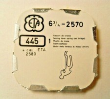 ETA PART 445 - SETTING LEVER SPRING - SET BRIDGE - CAL 2570 2580 SIZE 6 3/4