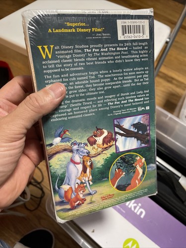 Sealed The Fox and the Hound (VHS, 1994) Black Diamond Edition (15) - Imagen 9 de 11