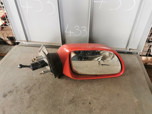 Renault R19 Außenspiegel rechts Bj 1994 manuell ROT Original