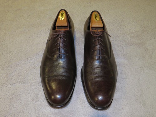 Salvatore Ferragamo Lavorazione Originale Brown Leather Balmoral Oxfords 10.5 EE