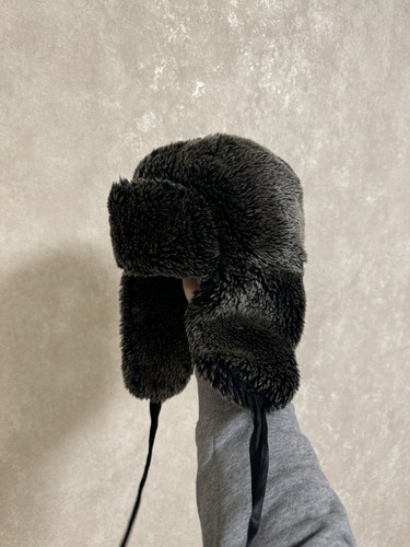 Vintage Hype Trapper Hat Fur Fuzzy Y2K USA Ushanka Mohair Glamour Men’s Women’s - Picture 4 of 7
