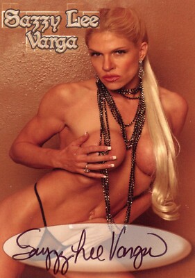 2008 STUDIO E ART OF DAVE NESTLER SAZZY LEE VARGA AUTOGRAPH