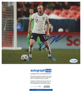 TIM REAM SIGNED 8X10 PHOTO USA MENS SOCCER USMNT B AUTOGAPH ACOA