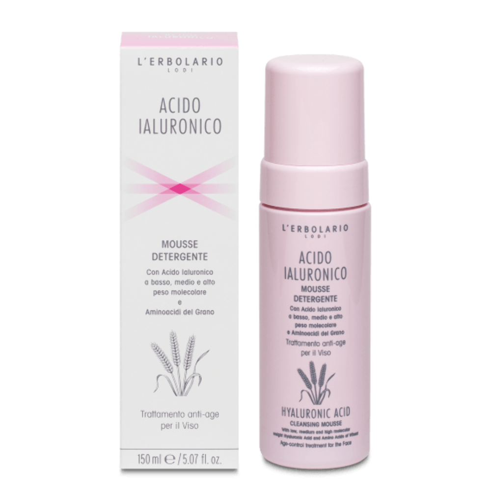 L'erbolario Grano Acido Ialuronico Mousse Detergente 150 Ml - Immagine 2