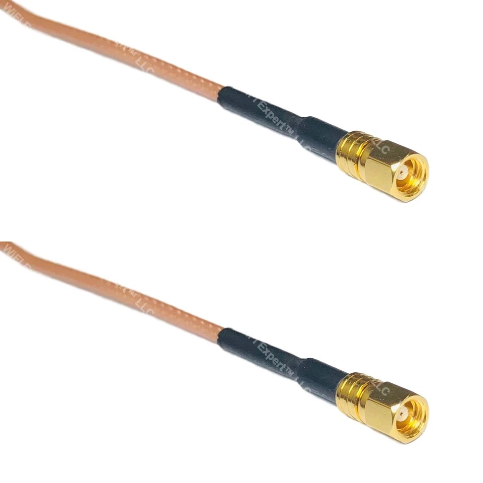 WIFI EXPERT LLC RG316 SMC FEMALE to SMC FEMALE Coax RF Cable USA-Ship