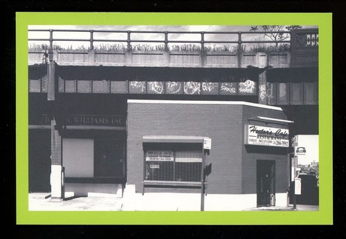Restaurant postcard New York City NY Hector's Cafe advertising chrome