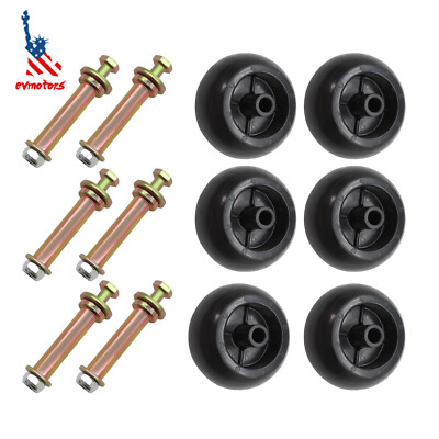 6 Pack Anti Scalp Deck Wheel Kit For Exmark Mower 103-7263 109-2098 1-603299
