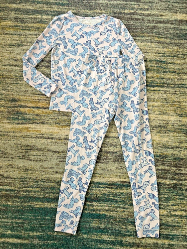 LOT of 2 Lilly Pulitzer Sammy PJ Set Girls Sz 10 "Ruff Night" "Pink Sands" - Picture 2 of 7