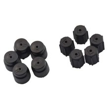 10 Pcs AC Charging Port Service Caps R134a 13mm  16mm A/C Black