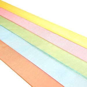 38mm 25-50 YARDS 7mm WOVEN EDGE ORGANZA RIBBON 15mm LEMON YELLOW 25mm