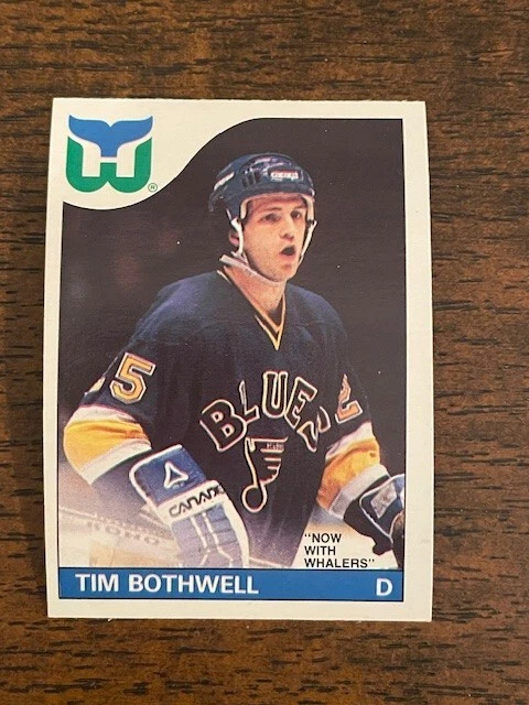 1985 O-Pee-Chee Hockey Tim Bothwell #161
