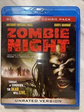 Zombie Night (Blu-ray/DVD,2013,2-Disc,Unrated) Anthony Michael Hall,Daryl Hannah