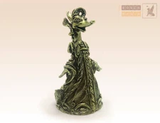 "Beauty Fox" Souvenir Bell  Figure Statue BronZamania B3943