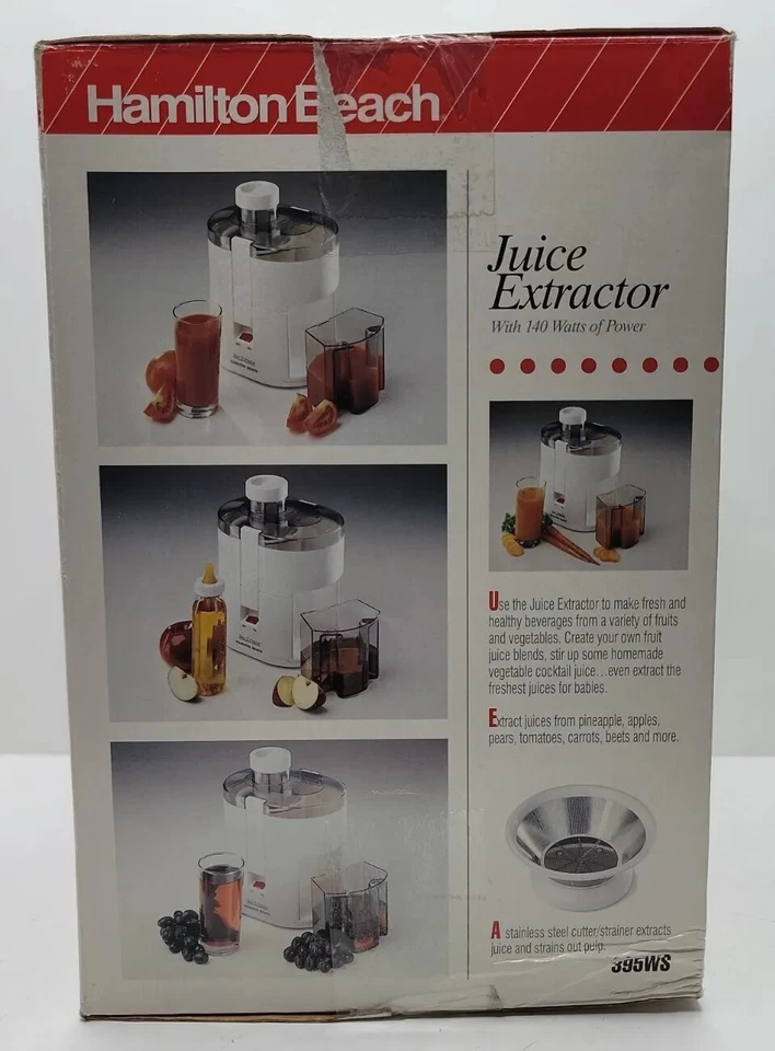 Extractor de jugo Hamilton Beach 140 vatios - sellado. Foto 4 de 4