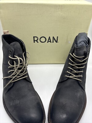 Roan Dark Grey Lace Up Men's Chukka Boots Size