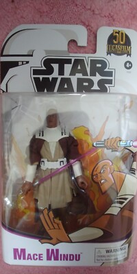Star Wars Mace Windu 50th Anniversary Figur - Unausgepackt
