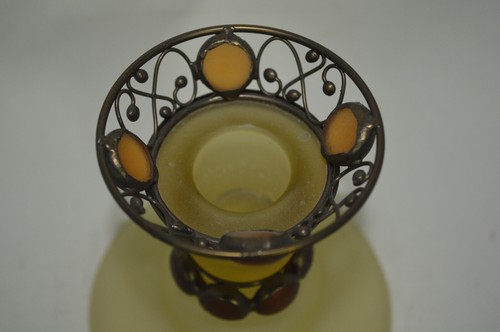 Retro Paris Party Lite Taper Kerzenhalter Milchglas & Schmuck - Bild 3 von 5